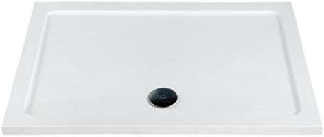 MX Low Level Stone Resin Shower Trays with FREE Waste | All Sizes | 30 YEAR Warranty | UK Manufactured (Rectangular - 1100 x 700mm)