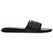 PUMA Men's Popcat Slide Sandal, Black/Black, 11 D US