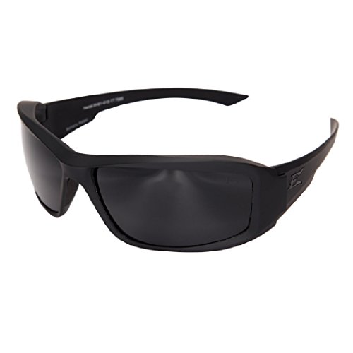 Edge Eyewear Hamel Thin Temple Glasses, Matte Black Frame / G-15 Vapor Shield Lens