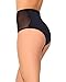 iHeartRaves Black Electro Mesh High Waisted Booty Shorts for Women Rave Bottoms Pole Dance Shorts (Black, Medium/Large)