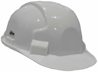 Aktion Safety Helmet Rachet Type AK-H12 (White, Pack of 1)