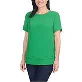 Two-Layer Green T-Shirt by Hilary Radley