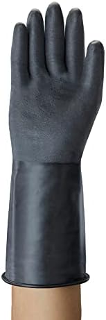 Ansell AlphaTec 38-514 Butyl Chemical Gloves XL Industrial PPE Workwear Latex view 2
