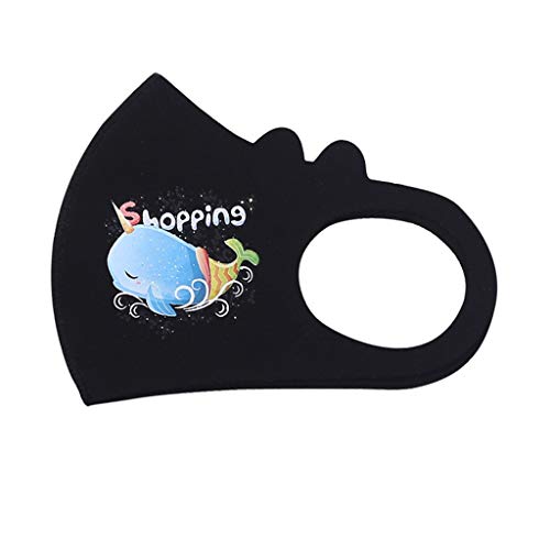 Child Kids Reusable Cartoon Print Breathable Safe Protection Stretch bandana,soft fresh face safe shield