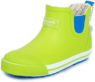Angelcity レインシューズ キッズ レインブーツ 子供用 おしゃれ ショート ブーツ シンプル 歩きやすい 滑り止め かわいい ロング丈 防水 撥水 美脚 雨靴 長靴 梅雨対策 ラバーシューズ 大きいサイズ 滑りにくい 可愛い A519
