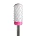 SpeTool Nail Drill Bit Nail Machine Grinding Stone Head Ceramic Mounted Point Polish Tool For Nail Art Salon, 3extra Coarse Grit, White