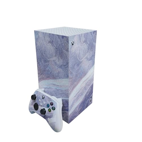 Glossy Glitter Gaming Skin Compatible With Microsoft Xbox Series X Digital Edit…