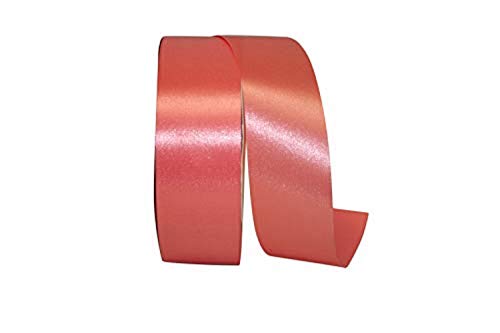Reliant Ribbon Satin Supreme Ribbon, 1-7/8 Inch X 100 Yards, Coral