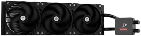 LIQMAX IV 360mm AIO CPU Wasserkühlung|Dual Chamber|TDP 380W+|Intel LGA 1851/1700/115x/2066| AMD AM5/AM4 |Digital Anzeige |3x 120 PWM Performance Flow Fan|ELC-LMIV360-SF
