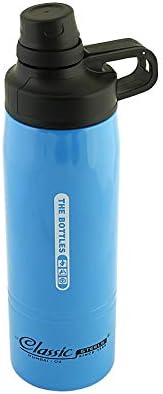 Classic Steels Double Wall Vacuum Insulated Stainless Steel Sports Water Bottle, Blue 700 ml