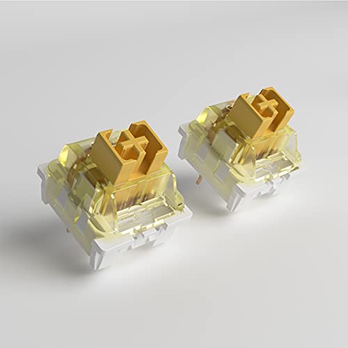 Akko CS Switches, 3 Pin 40gf Tactile Switch with Dustproof Stem, 22mm