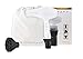 StyleCraft Tri-Plex 3000 Professional Hair Dryer Lightweight and Powerful AC Motor | Includes: Travel Bag, Collapsible Diffuser, Unbreakable Pik, Two Nozzles (White)