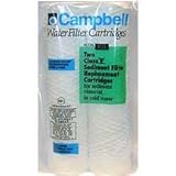 Campbell 1ss Sediment Filter Cartridges, 5 Micron, 9 3/4