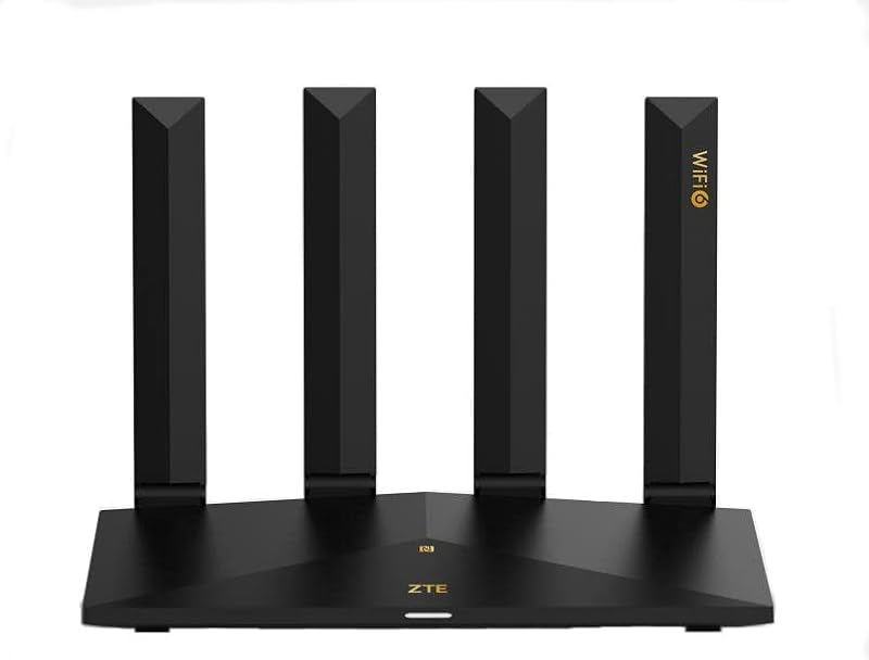 ZTE Miracle T3000 WiFi 6 Router AX3000 Black