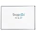 SnapeZo Silver Movie Poster Frame 27x40 Inches, 1.25 Inch Aluminum Profile, Round-Cornered, Front-Loading Snap Frame, Wall Mounting, Professional Series for One Sheet Movie Posters