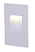 CLOUDY BAY 120V Dimmable LED Step Light,Vertical,3000K Warm White 3W,Stairway Stair Light,White Finish