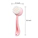 Mermaid Facial Cleansing Brush, Ultra-Soft Manual Face Skin Cleanser Brush Massage Brush for Deep Washing Pore, Best Exfoliating no Irritating Scrubber(Pink)