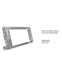 Empernado BL-P1 12W RGB batería incorporada LED en el bolsillo de la luz de la cámara tamaño de dos colores 2500 K-8500 K 0 Ajuste de color de 360 ??° y saturación LED Luz de cuerpo de luz de aluminio