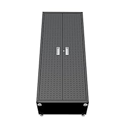 Manhattan Comfort Fortress Storage Units, Charcoal
