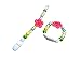K-JYBA Pacifier Clip Teething Baby BPA Free Silicone Beads Pacifier Clip