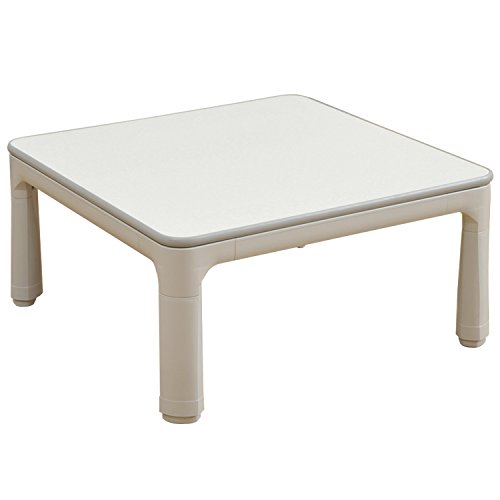 Yamazen casual kotatsu (30inch square) Light grey HFL-754(LH) - Thumbnail 5