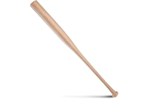 Secotan Wood Baseball Training Bat - Durable and Sturdy Wooden Bat - Ideal for Softball Hitting Practise - Versatile Design B