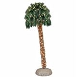 Beckett Corporation 90 Tips Pre-Lit Palm Decorating Tree, 6-Feet