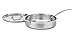Cuisinart MCP33-30HN MultiClad Pro Stainless 5-1/2-Quart Saute with Helper and Cover primary