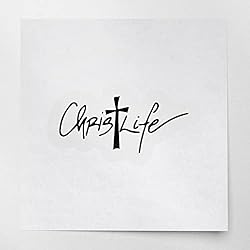 Decal Stickers Of Fancy Script Christ Life S