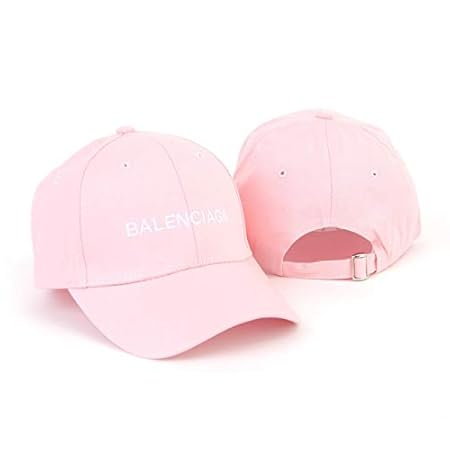 pink balenciaga cap