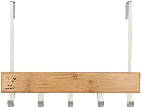 ドアフック 収納フック ドア掛けフック 扉フック ドアハンガー フック 5連 ウォールハンガー 帽子