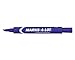 Avery Marks A Lot Permanent Markers, Large Desk-Style Size, Chisel Tip, Water and Wear Resistant, 12 Purple Markers (08884)
