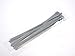 10-Pack Heavy Duty 8 Inches Stainless Steel Exhaust Strap Wrap Coated Locking Zip Cable Ties