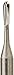 QUALITEOperative Carbide Burs FG245-1 (0.8 mm head size, 2.7 mm head length), Friction Grip Shank, Amalgam Prep, Solid Carbide One-Piece Construction, Made in USA (Pack of 10)