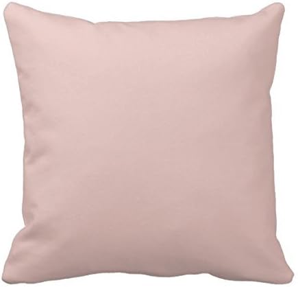 NicholasArt Blush Peachy Light Pink Solid Color Decorative Square Throw Pillow Case Personalized Cushion Cover Home Decorative Pillow Cover 18x18