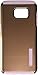 Samsung Galaxy S7 Edge case, Incipio DualPro Shine, Dual Layer Protection with Brushed Aluminum Finish Shock-Absorbing Impact-Resistant Dual-Layer Cover - Rose Gold/Pink