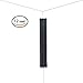 Foamily XL Column Acoustic Wedge Studio Foam Corner Block Finish Corner Wall in Studios or Home Theater (12 Pack)