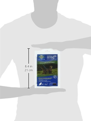 PetSafe Come With Me Kitty Harness and Bungee Leash, Large, Royal Blue