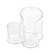 Twing Acrylic Clear Makeup Holder - Wave Shape