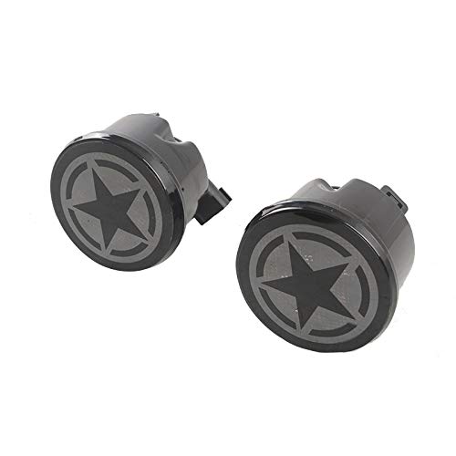 Z8LED Five Star Turn Signal Amber LED LED Amber Smoke Lens Flasher Lights for Jeep Wrangler JK JKU - Thumbnail 4