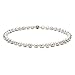 HinsonGayle AAA GEM 10-11mm White Baroque Freshwater Cultured Pearl Necklace (14K Yellow Gold 18 inch)