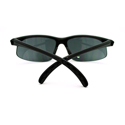 Mens Sunglasses with Bifocal Reading Lens Half Rim Sports Fashion +2.00