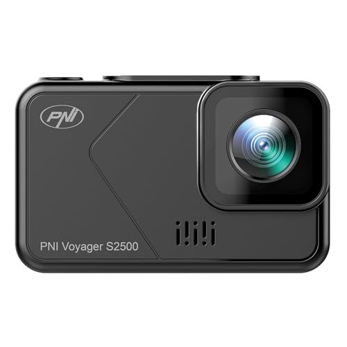 Car DVR camera PNI Voyager S2500 WiFi, 4K UHD, 2 inch screen, cyclic recording, parking monitoring, motion detection, video and audio recording, 12V/24V power supply