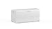 Suncast 99 Gallon Resin Wicker Patio Storage Box - Water Resistant Outdoor Storage Container for Toys, Furniture, Yard Tools - Store Items on Deck, Porch, Backyard - White primary