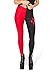 Zanuce Women's 2015 NEW Anime Print Pattern Tight Stretch Leggings(Harley Quinn), 821, One Size