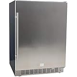 EdgeStar CBR1501SLD 5.49 Cu. Ft. EdgeStar 142 Can Built-in Stainless Steel Beverage Cooler