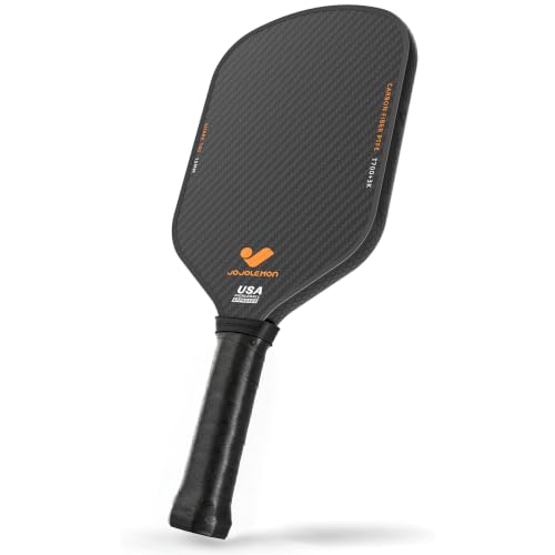 JOJOLEMON Pickleball Paddle Raw Carbon Fiber 16mm Core