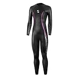 Synergy Triathlon Wetsuit 5/3mm - Women's Endorphin Full Sleeve Smoothskin Neoprene for Open Water Swimming Ironman & USAT Approved