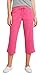 Danskin Now Womens Active Knit Capri (Pink Flame size Large)