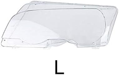 Left Side/Right Side Headlight Clear Lens Cover For BMW E46 Cabridet 2-Door 1999-2002 for BMW E46 Coupe 2-Door 1999-2002 (L)